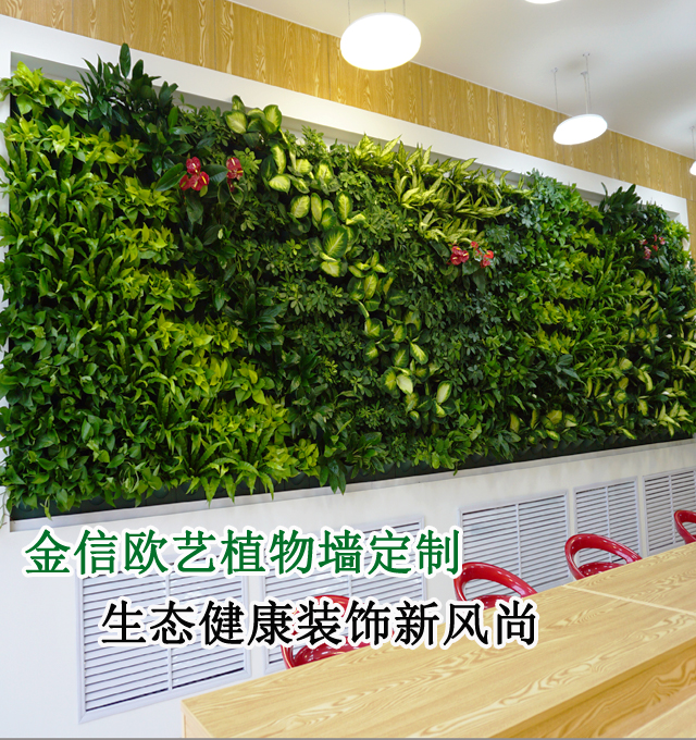金信欧艺植物墙定制，引领生态健康装饰新风尚！